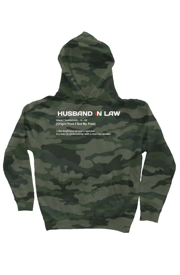 Camo heavyweight pullover hoodie